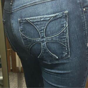 Habitual dark wash pocket design jeans